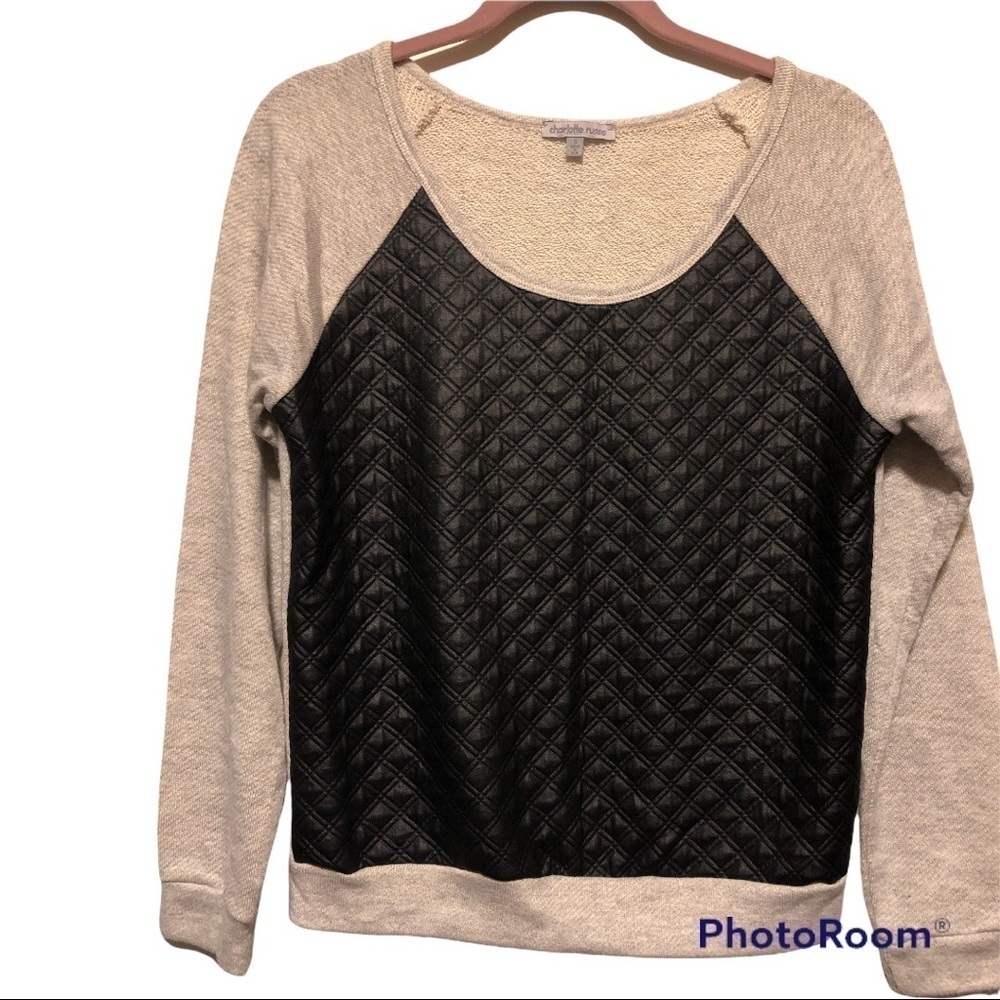 Charlotte Russe sweatshirt style top size S